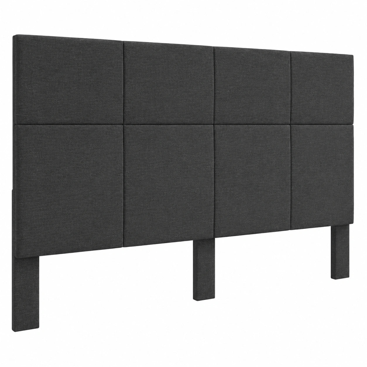 Polster-Kopfteil für Doppelbett 140x200cm, Dunkelgrau